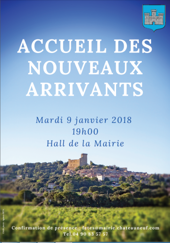 Accueil des nouveaux arrivants par le Maire et ses élus Accueil des nouveaux arrivants par le Maire et ses élus