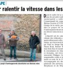 Des projets pour ralentir la vitesse