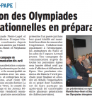 Prparation des Olympiades Intergnrationnelles