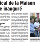 INAUGURATION DU PLE MEDICAL