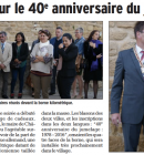 DNER DE GALA POUR LE 40 ANNIVERSAIRE DU JUMELAGE