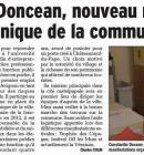 NOUVEAU RESPONSABLE DU PLE TECHNIQUE DE LA COMMUNE