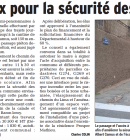 TRAVAUX POUR LA SECURITE DES ELEVES