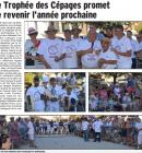 SUCC�S DU 1er TROPH�E DES C�PAGES 