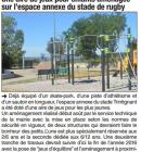 nouvelle aire de jeux pour enfants prs du stade