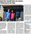 Santa Duc : nouveau caveau  Chteauneuf