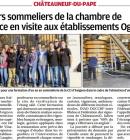 Les futurs sommeliers de la CCI chez Ogier