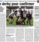 un derby pour l'ASBC cet aprs-midi