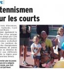 Les jeunes tennismen de retour sur les cours