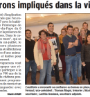 Les jeunes vignerons impliqus dans la vie locale