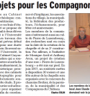 Nombreux projets pour les Compagnons du Chteau
