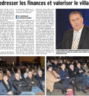 redresser les finances et valoriser le village