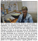 158 nouveaux inscrits sur les listes lectorales