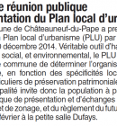 2me runion publique de prsentation du PLU