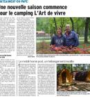 une nouvelle saison pour le camping l'art de vivre