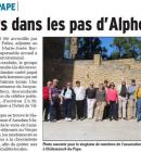 des visiteurs dans les pas d'alphonse daudet