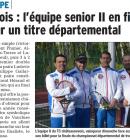 TC Chteauneuvois : un titre dpartemental ?