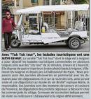 Balades touristiques avec Provence Tuk Tuk Tour
