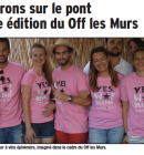 Les Jeunes Vignerons à la 3è édition du Off les Murs