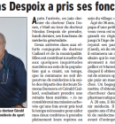 Le Docteur DESPOIX a pris ses fonctions