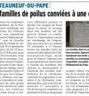 Les familles de poilus convis  une exposition